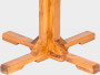 Stół ogrodowy z drewna tekowego DANTE 75x75 cm