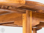 Stół ogrodowy z drewna tekowego owalny ELEGANTE (różne długości)