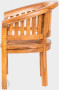 Fotel ogrodowy FABIO z drewna tekowego