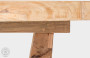 Stół ogrodowy z litego drewna tekowego FLORES RECYCLE (różne długości)