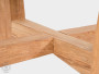 Stół ogrodowy z litego drewna tekowego FLORES RECYCLE (różne długości)
