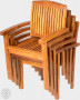 Fotel ogrodowy z drewna tekowego PARIS
