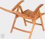 Fotel ogrodowy REGINA z drewna tekowego