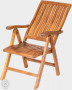 Fotel ogrodowy z drewna tekowego RIVA