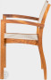 Krzesło ogrodowe ROMA z drewna tekowego