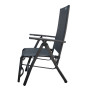 Aluminiowy fotel relaksacyjny ACTIVE (czarno-srebrny)