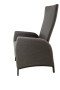 Regulowane krzesło ogrodowe aluminiowe PARIS (szary)