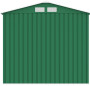 Powierzchnia domku ogrodowego 213 x 127 cm (zielona)