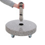 Doppler Mobilny stojak granitowy na kółkach Expert 70kg CLICK-IT