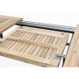 Stół składany aluminiowy CONCEPT 150/210x90 cm (teak)