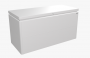 Pudełko designerskie LoungeBox (srebrny metaliczny)