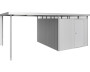 Dach boczny BIOHORT Highline H2 L - 282 × 195 cm (srebrny metalik)