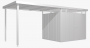 Domek ogrodowy BIOHORT Highline H3 275 × 235 cm (srebrny metalik)