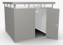Domek ogrodowy BIOHORT Highline H4 275 × 275 cm (szary kwarc metalik)