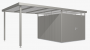 Domek ogrodowy BIOHORT Highline H5 275 × 315 cm (szary kwarc metalik)