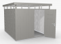 Domek ogrodowy BIOHORT Highline H5 275 × 315 cm (szary kwarc metalik)