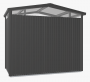 Domek ogrodowy BIOHORT Panorama P1 - 273 × 158 cm (ciemnoszary metalik)