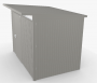 Domek ogrodowy BIOHORT Avantgarde A5 260 × 180 cm (szary kwarc metalik)