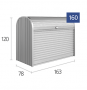 StoreMax wszechstronna skrzynka roletowa specjalnego przeznaczenia o wymiarach 160 163 x 78 x 120 (szary kwarc metaliczny)