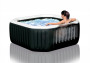 Nadmuchiwany system słonej wody Deluxe Octagon dla 4 osób (bąbelki + masaż + dysze) 800L