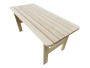 Stół ogrodowy z litego drewna z drewna sosnowego 32 mm (220 cm)