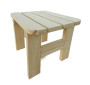 Masywne drewniane krzesło ogrodowe wykonane z drewna sosnowego 32 mm