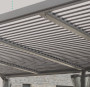 Altana ogrodowa aluminiowa LUXURY 7,2x3m (grafit)
