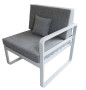 Aluminiowa ławka 2-osobowa GRENADA I.