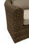 Fotel rattanowy BORNEO LUXURY (brązowy)
