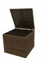 Pudełko na poduszkę 90 x 90 cm BORNEO LUXURY (brązowy)