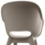 Plastikowe krzesło ogrodowe IBIZA (cappuccino)