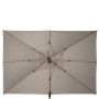 Huśtawka parasol WOOD 3x4m (naturalny)