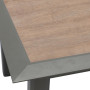 Stół aluminiowy VERMONT 160/254 cm (szaro-brązowy)