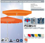 Parasol Doppler PROFILine ALU EXPERT 350 x 350