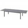 Stół aluminiowy CATANIA 160/254x100 cm (antracyt)