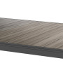 Stół aluminiowy LIVORNO 214/274x110 cm (antracyt)