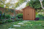 Powierzchnia domku ogrodowego 190 x 182 cm (brązowy)