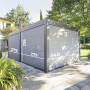 Altana ogrodowa aluminiowa MEGAN 6x3,6 m (grafit)
