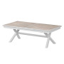 Stół aluminiowy BERGAMO II. 250/330 cm (biały)