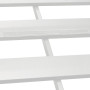 Ławka aluminiowa 2-osobowa MADRID (biała)