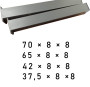 Stół aluminiowy z regulacją wysokości 140x80 cm TITANIUM (2w1)