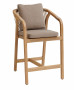 Luksusowe krzesło barowe z akacji BRIGHTON