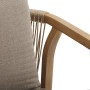 Luksusowe krzesło barowe z akacji BRIGHTON