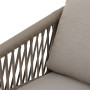 Aluminiowy fotel COLUMBIA (biały)