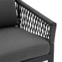 Aluminiowe krzesło do jadalni COLUMBIA (antracyt)