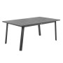 Stół aluminiowy NOVARA 170/264 cm (antracyt)