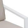 Fotel aluminiowy NOVARA (biały)