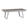 Stół aluminiowy GALIA 220/280x113 cm (biały)