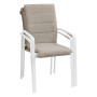 Fotel aluminiowy CAPRI (biały)