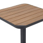 Stół aluminiowy CAPRI 70x70 cm (antracyt)